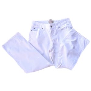 L.L. Bean White Denim Jeans 4P